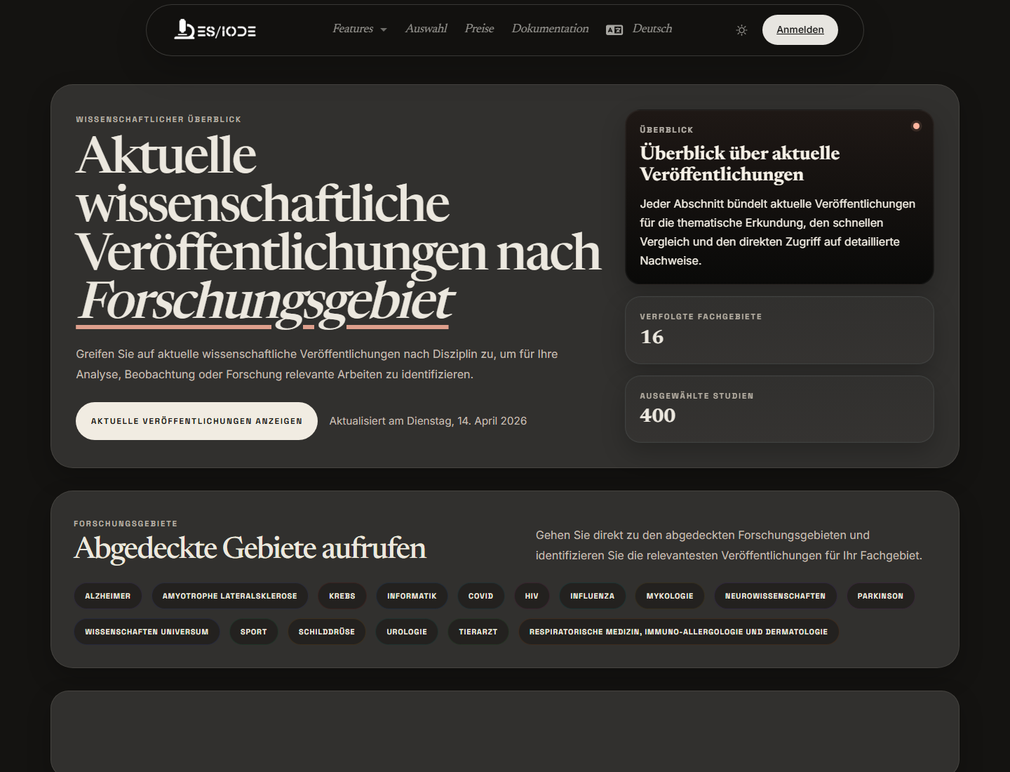 Wissenschaftsjournal